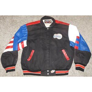 Vintage Los Angeles Clippers Jeff Hamilton Men’s Racing Bomber Jacket XL